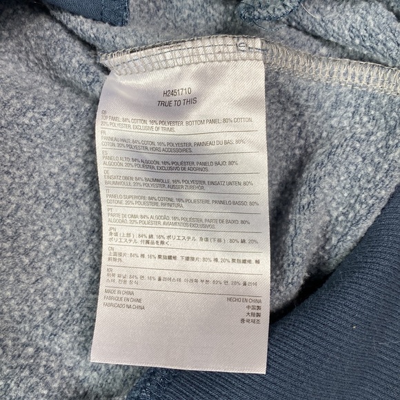 Volcom Hoody Pullover Blue Gray Color Block Men’s XS - Picture 9 of 11